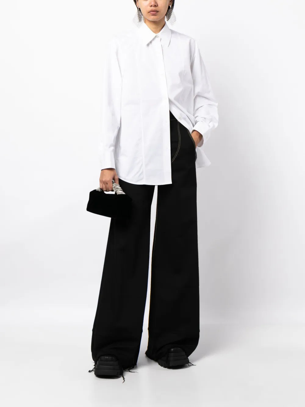 Long-Sleeve Cotton Shirt