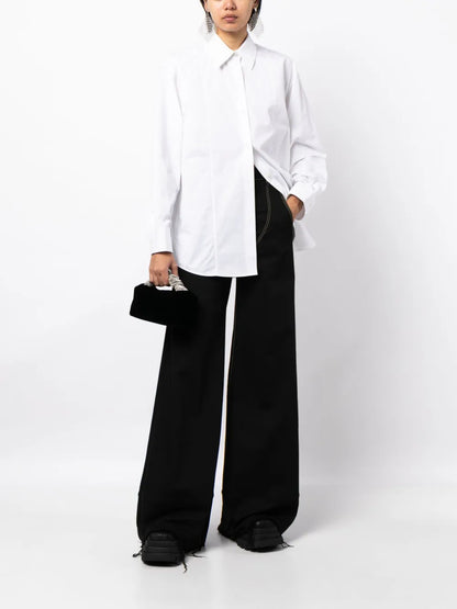 Long-Sleeve Cotton Shirt
