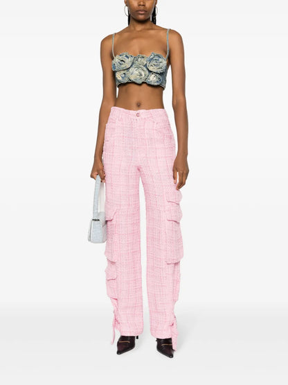 Ultracargo Tweed Wide-Leg Trousers