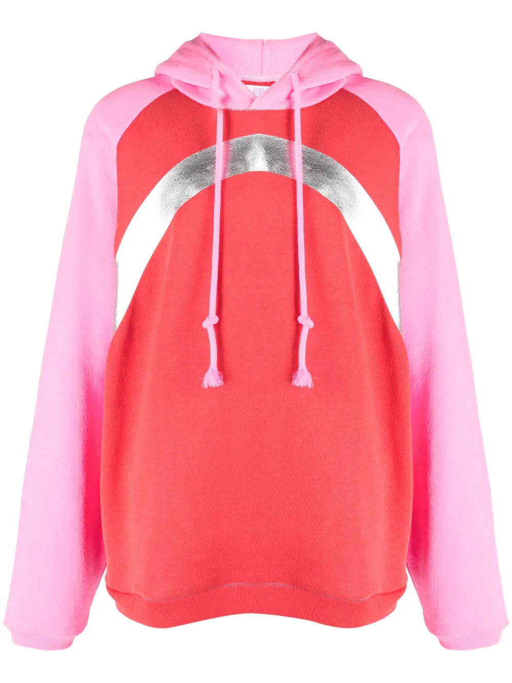 Colour-Block Cotton Hoodie