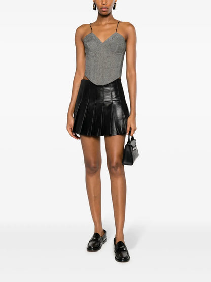 Herringbone Wool Top