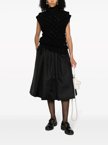 Sleeveless Turtleneck Jumper
