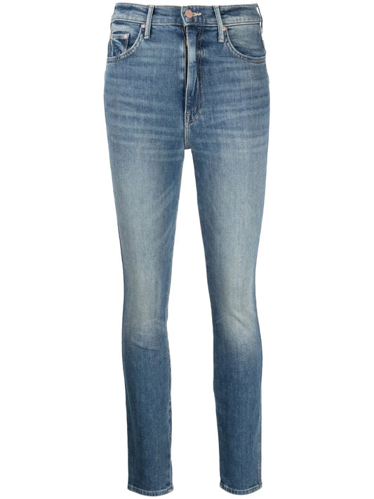 The Double Swooner High-Rise Skinny Jeans