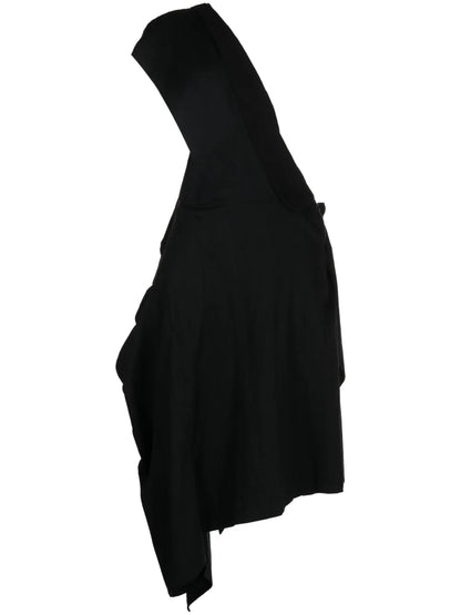 Asymmetric-Design Cotton Dress