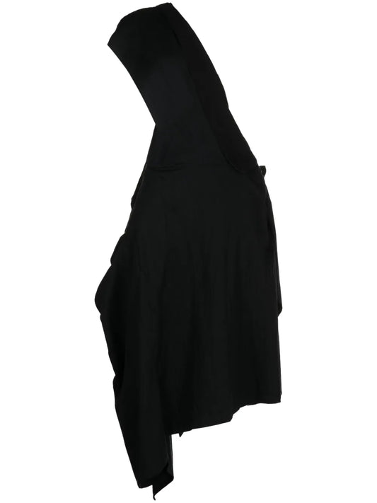 Asymmetric-Design Cotton Dress