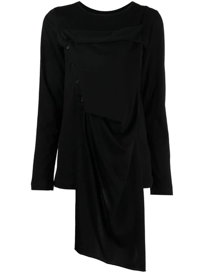 Asymmetric-Design Cotton Top