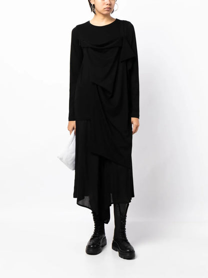 Asymmetric-Design Cotton Top