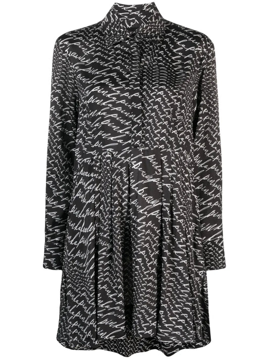 Asterix Logo-Print Shirtdress