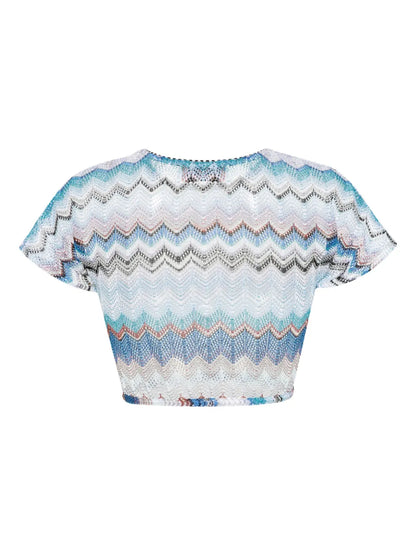 Zigzag Crop Top