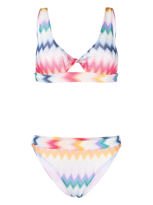 Zigzag Lurex Bikini