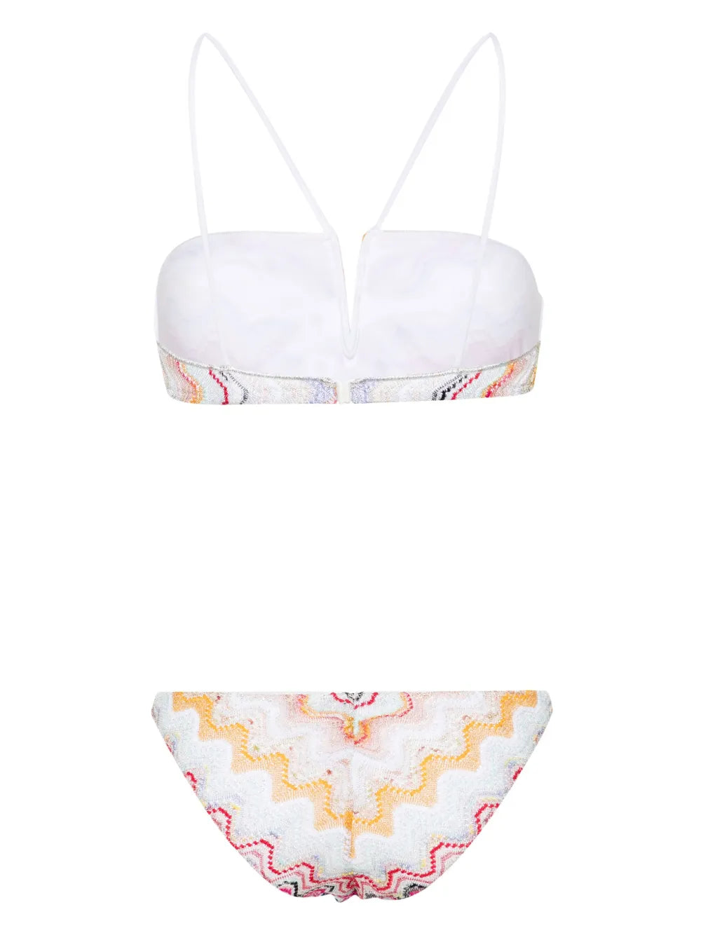 Wave Knitted V-Wire Bikini Top