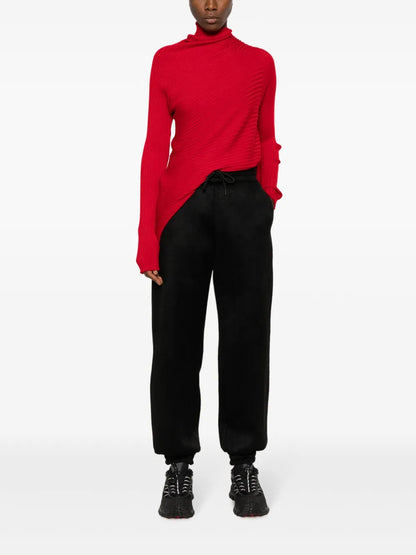 Logo-Embroidered Tapered-Leg Trousers