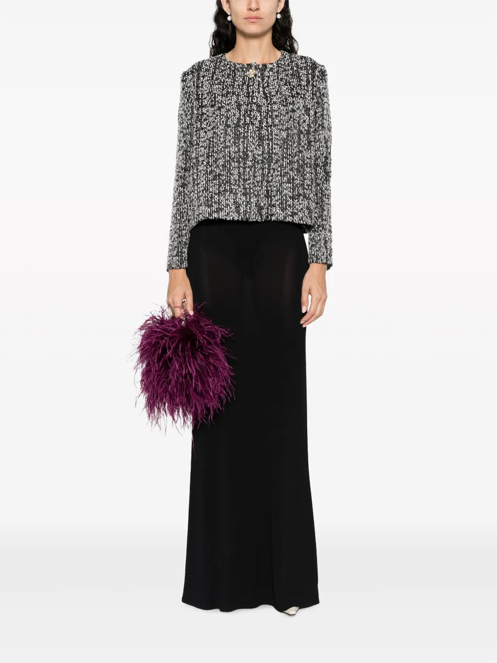 Cropped Tweed Jacket