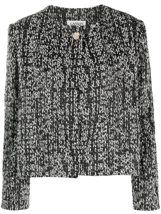 Cropped Tweed Jacket