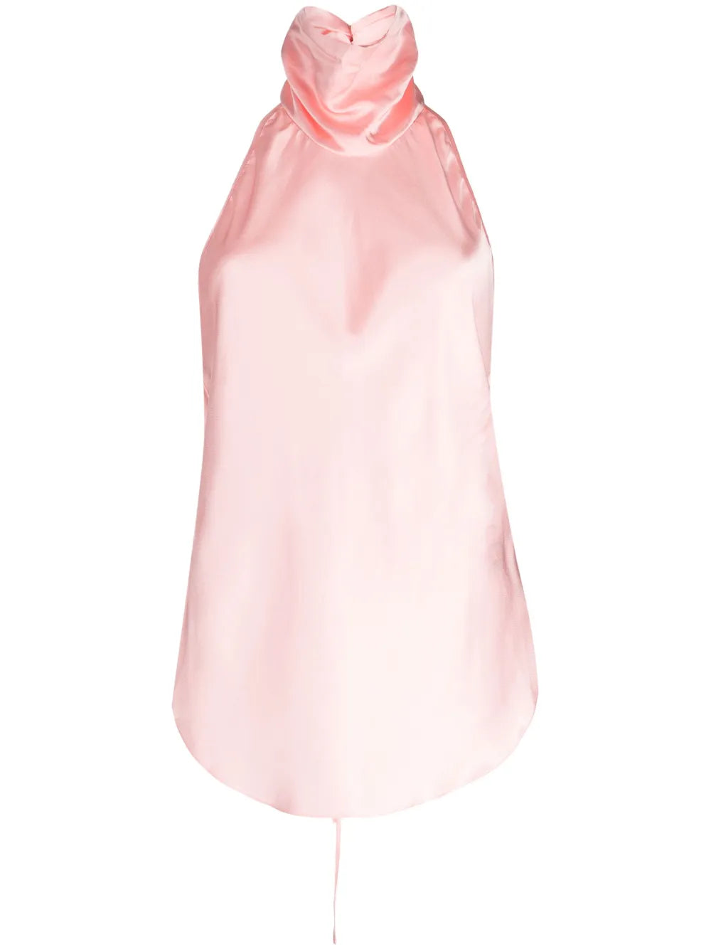 Halterneck Satin Top