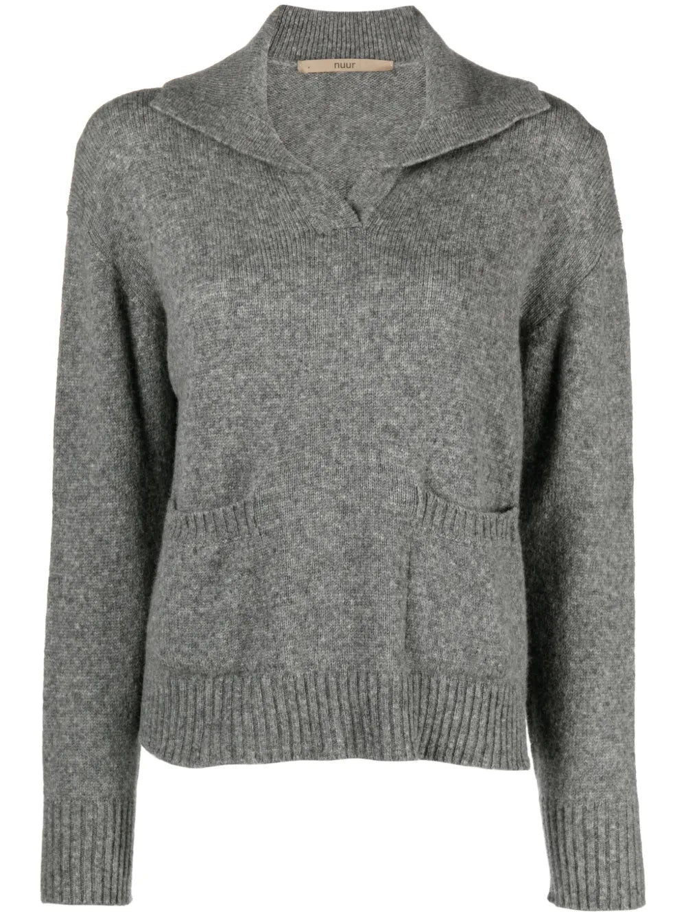 V-Neck Fine-Knit Jumper