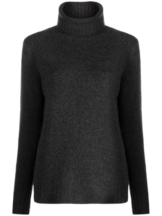 Roll-Neck Wool Jumper