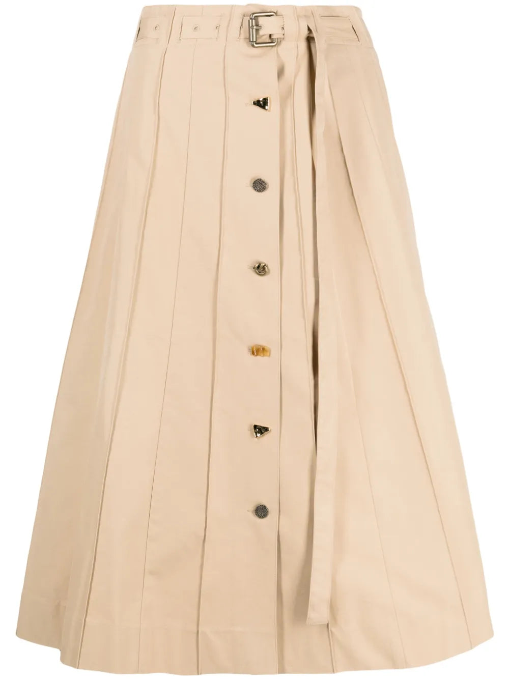 Noor Pleated Midi Skirt