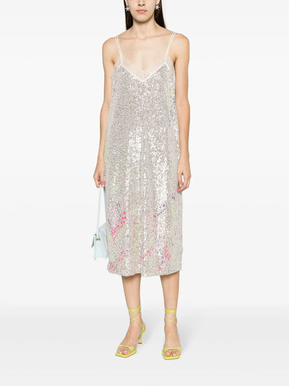 Myfo Sequined Midi Dress