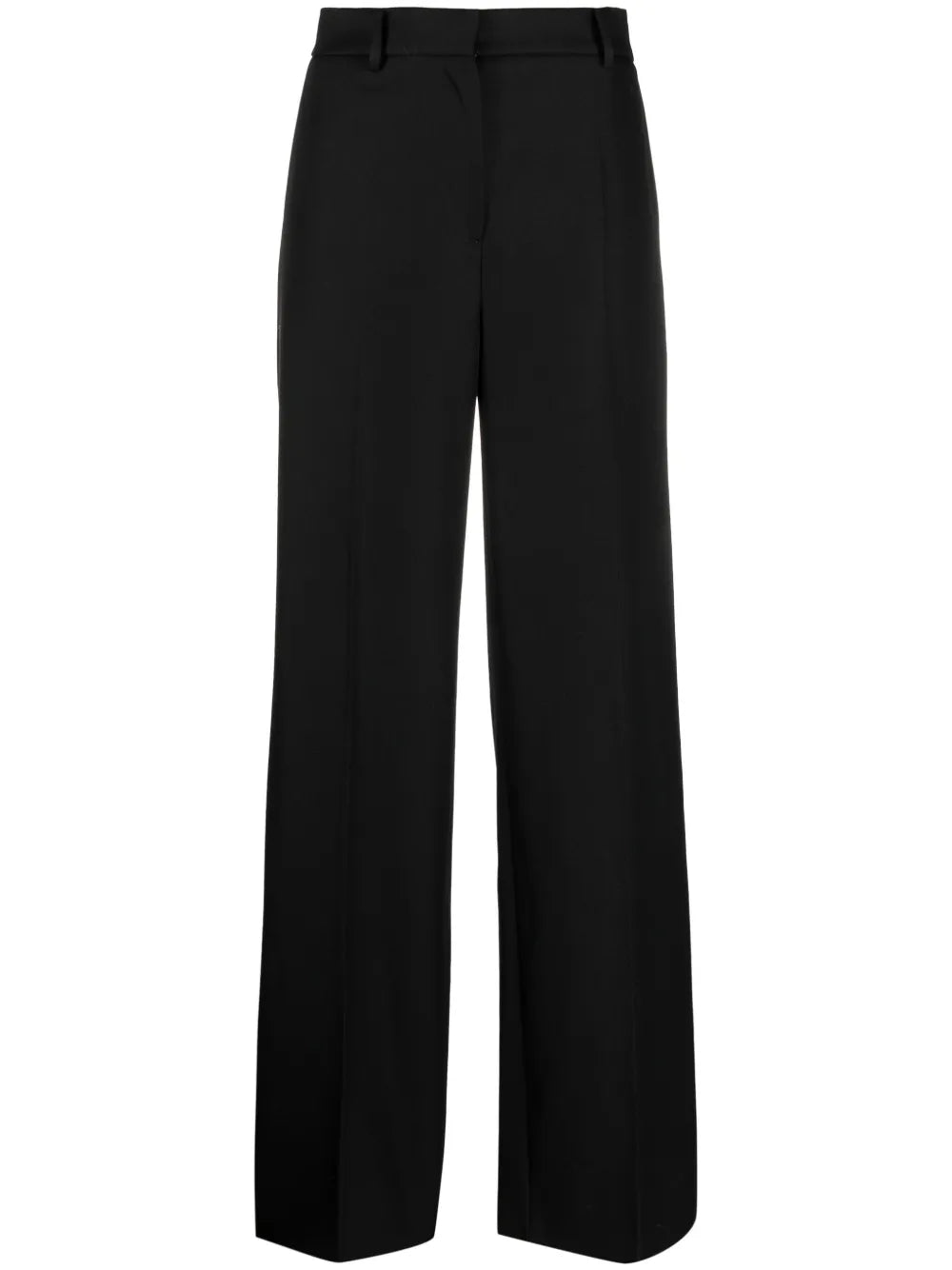 Silk Wide-Leg Trousers
