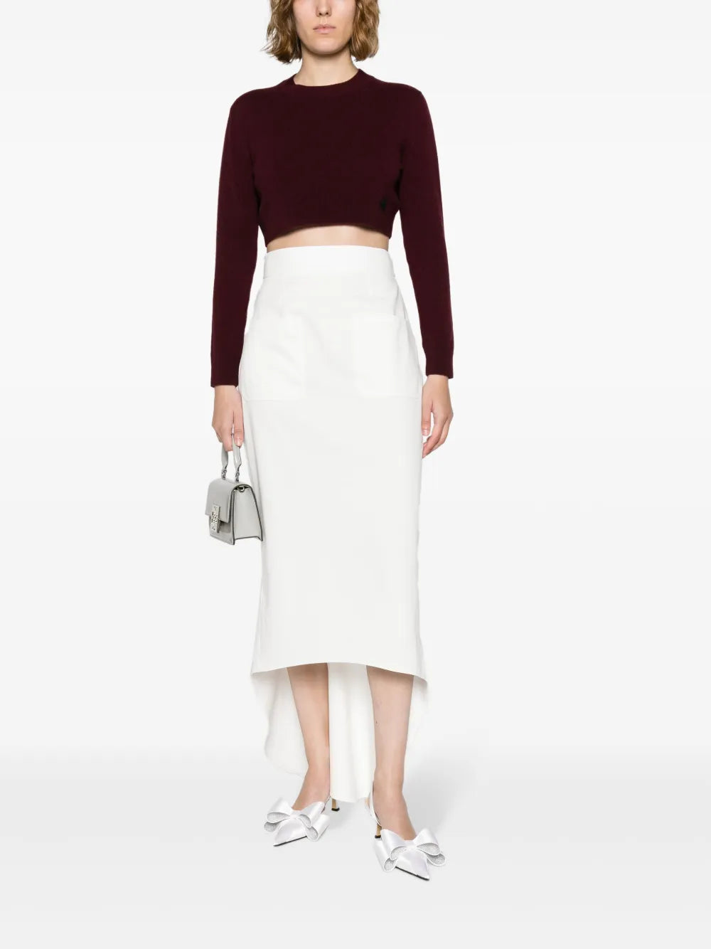 Fluted Midi Skirt