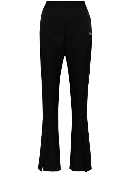 Slitted Twill Trousers