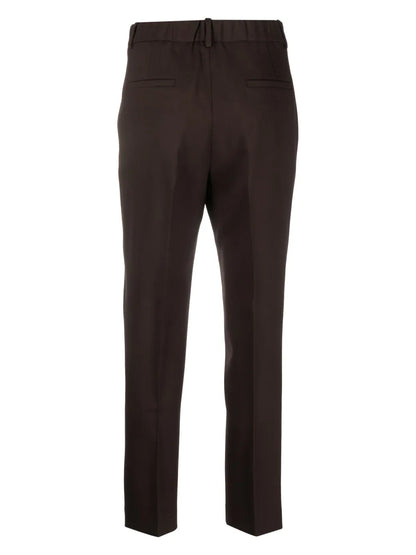 High-Waisted Tailored Trousers