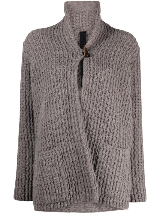 Chunky-Knit Virgin Wool Cardigan
