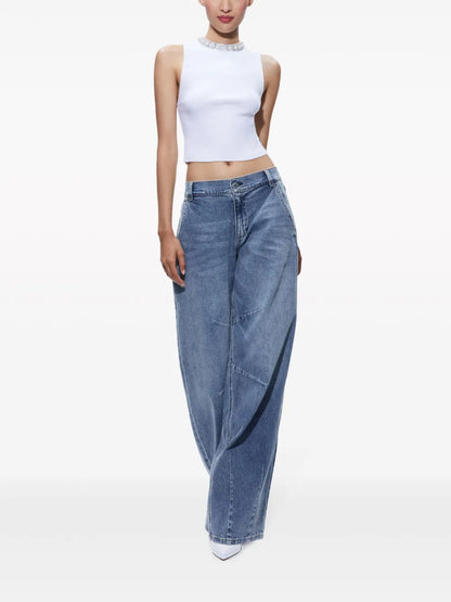 Amity Pearl-Embellished Top