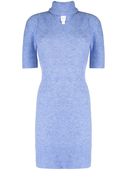 Cut-Out Detailing Short-Sleeve Dress