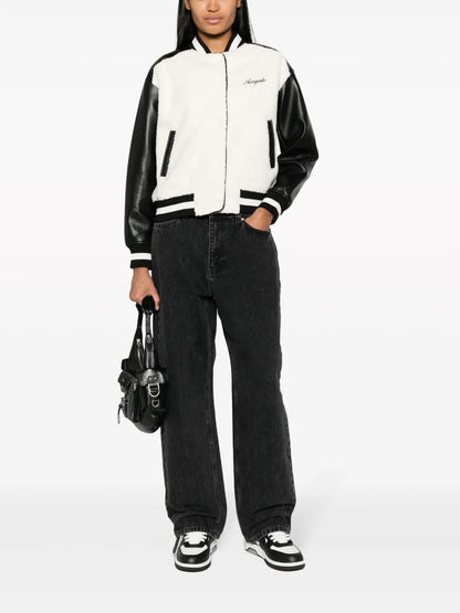 Saul Faux-Shearling Bomber Jacket