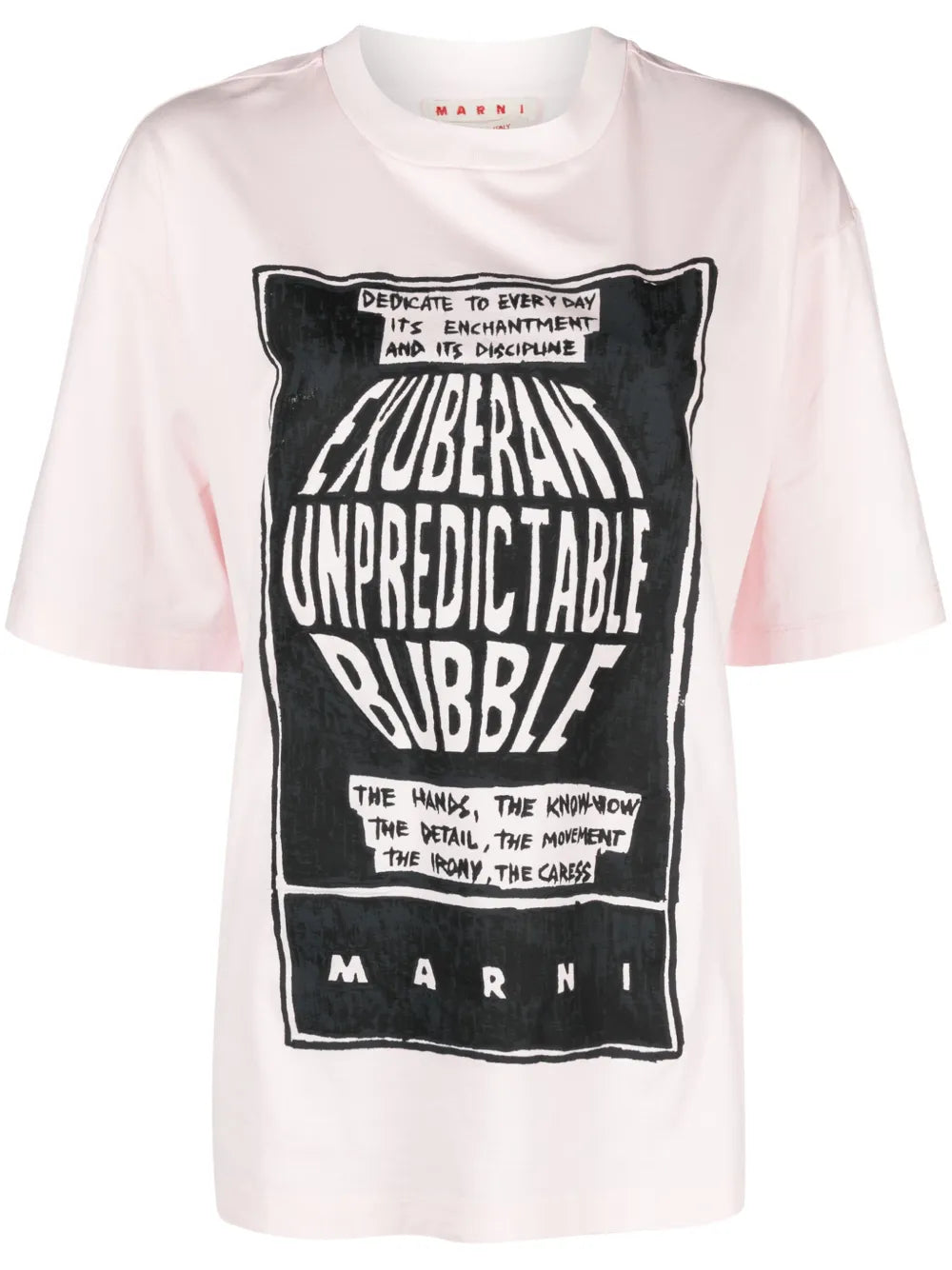Slogan-Print Cotton T-Shirt