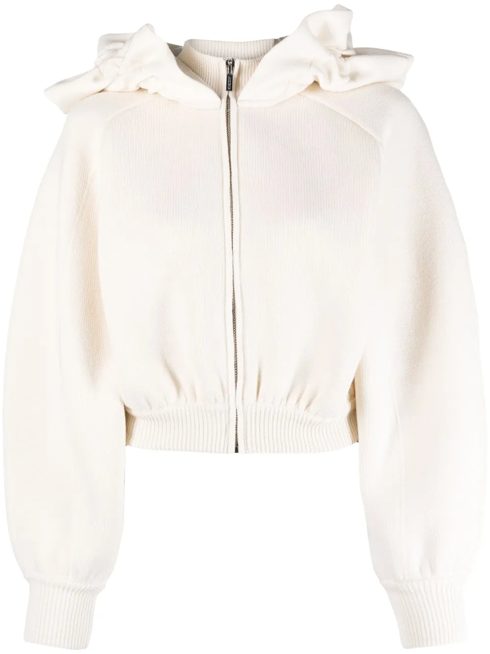 La Maille Crinoline Ruffled Hoodie