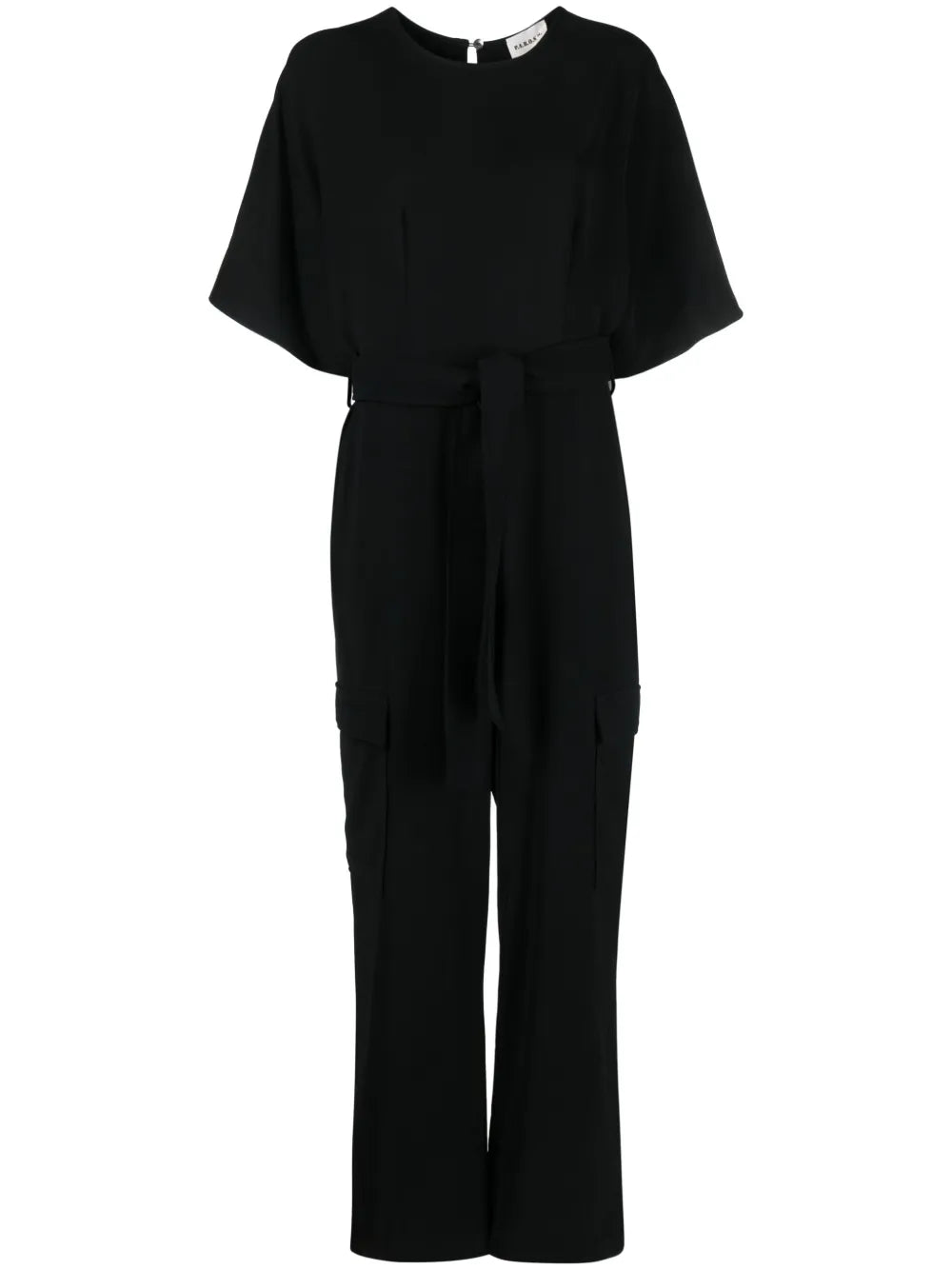 Wide-Leg Cargo Jumpsuit