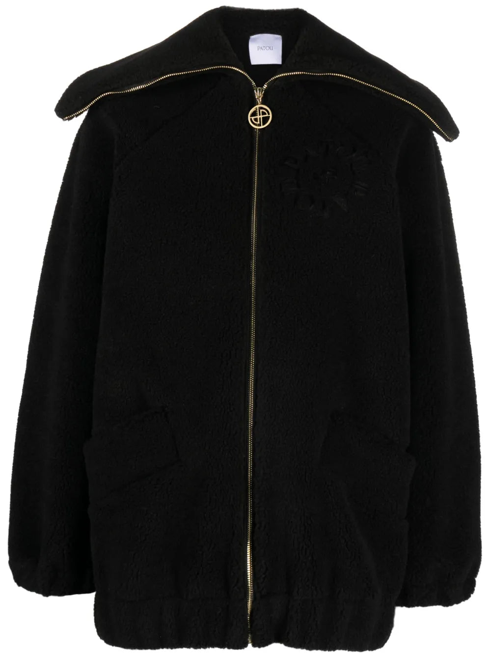 Logo-Embroidered Fleece Jacket