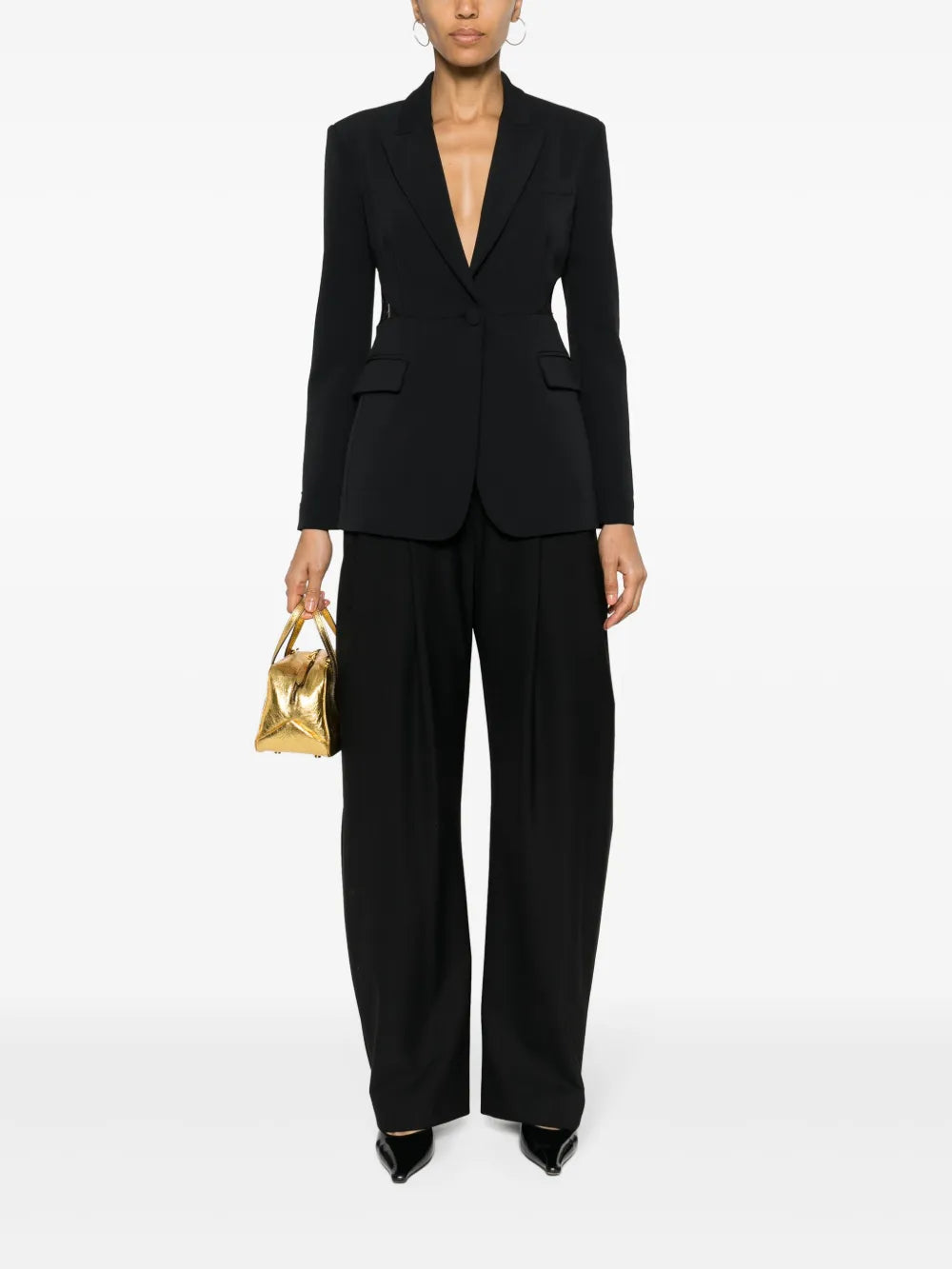 Lace-Panelled Blazer