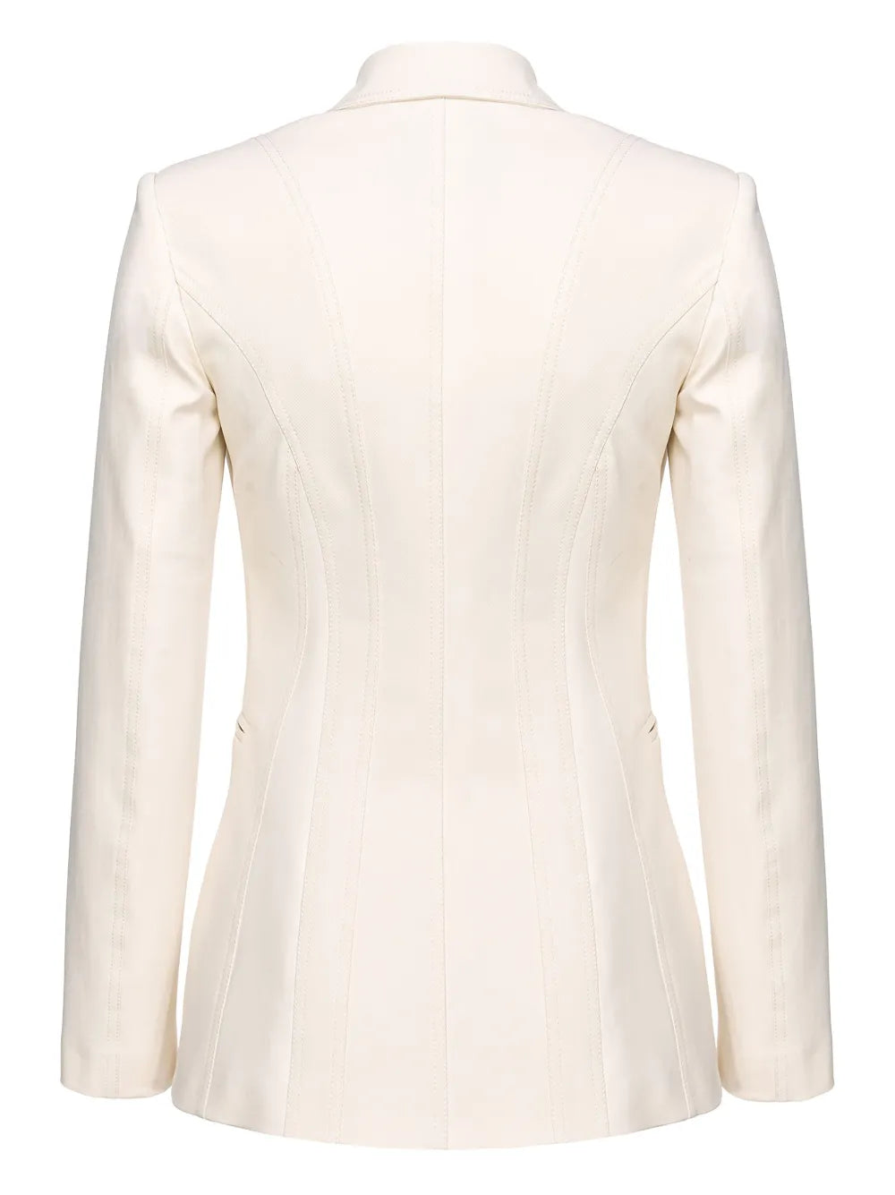 Single-Breasted Cotton Blazer