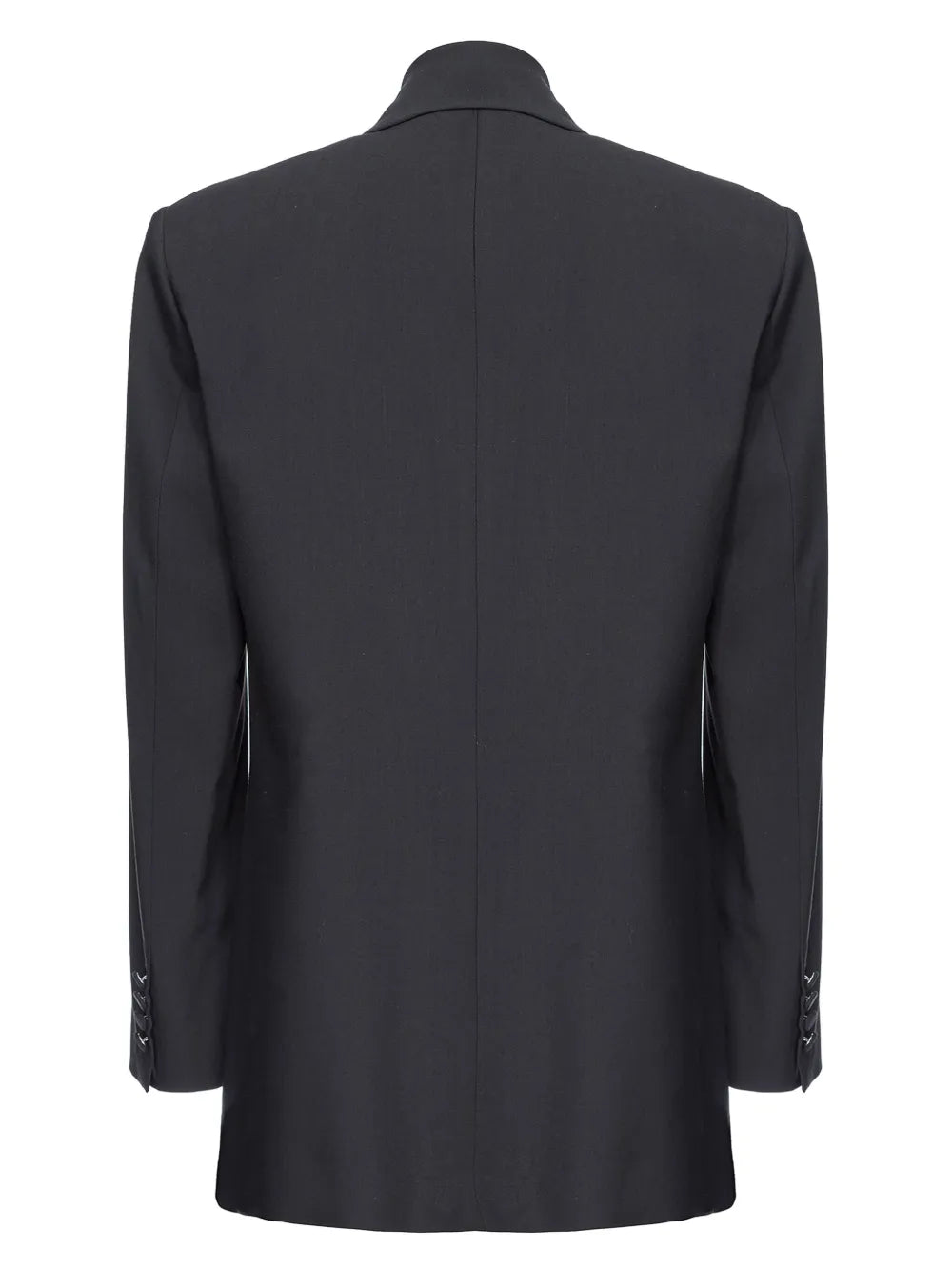 Crystal-Embellished Double-Breasted Blazer