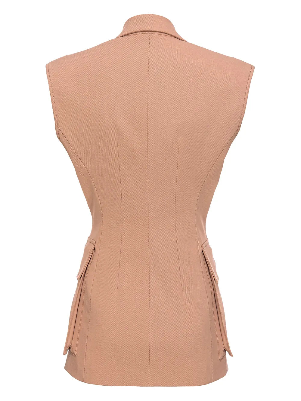 Single-Breasted Twill Waistcoat