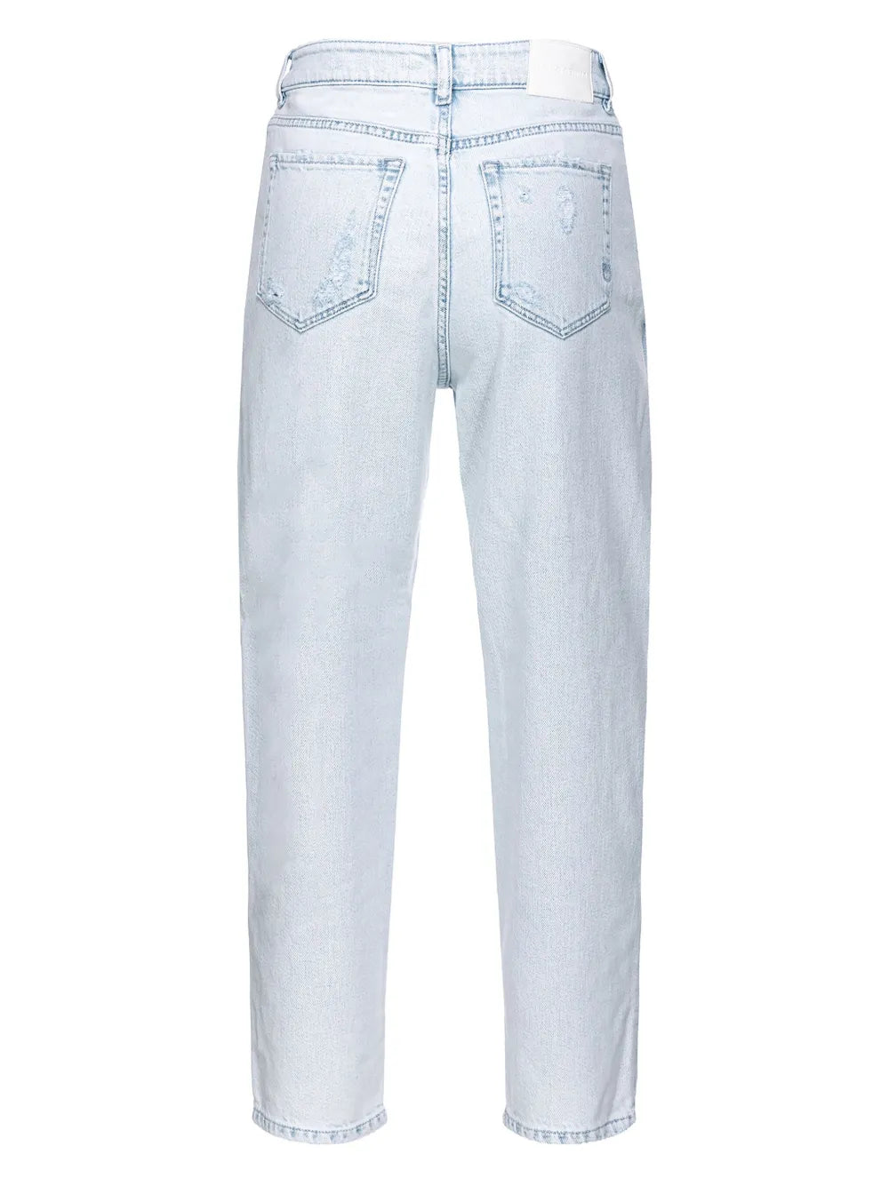 Mid-Rise Straight-Leg Jeans