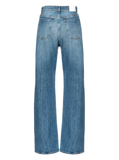 Mid-Rise Wide-Leg Jeans