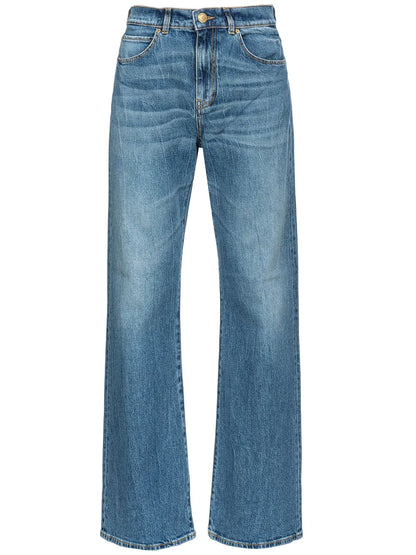 Mid-Rise Wide-Leg Jeans