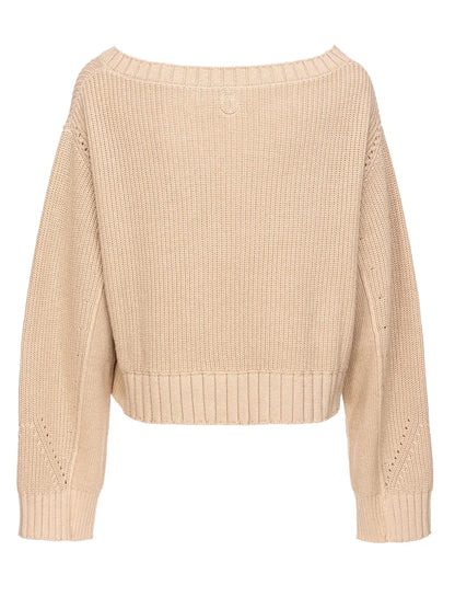 V-Neck Drop-Shoulder Jumper