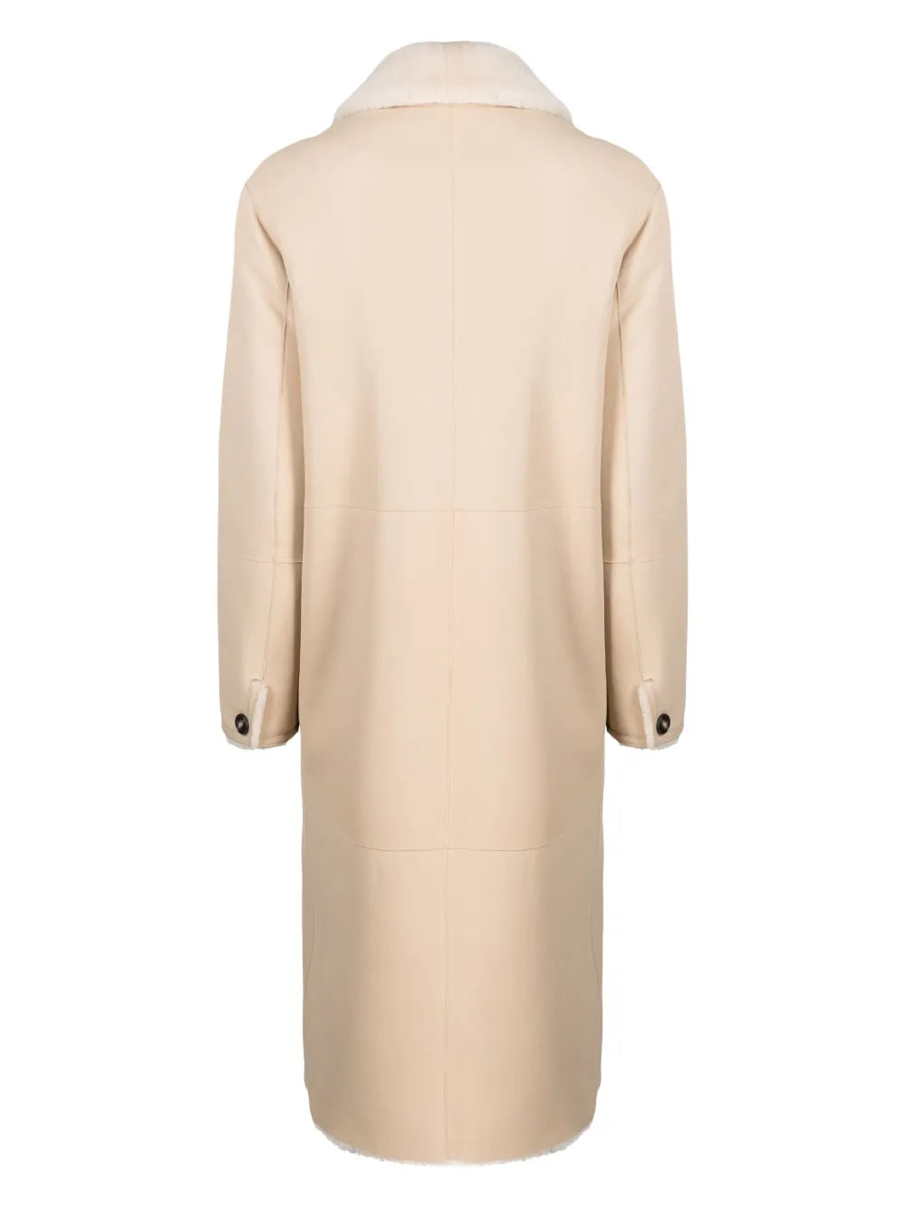 Lammmantel Button-Up Coat