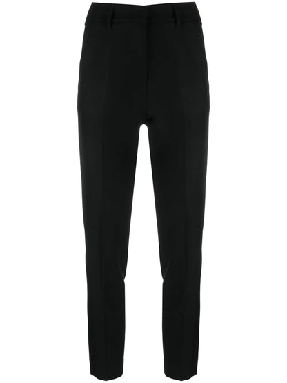 Mid-Rise Cropped Trousers
