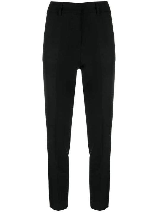 Mid-Rise Cropped Trousers