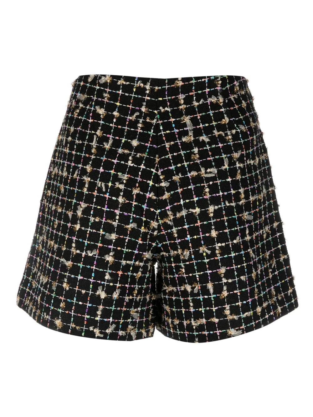 Bouclé Textured Short Shorts