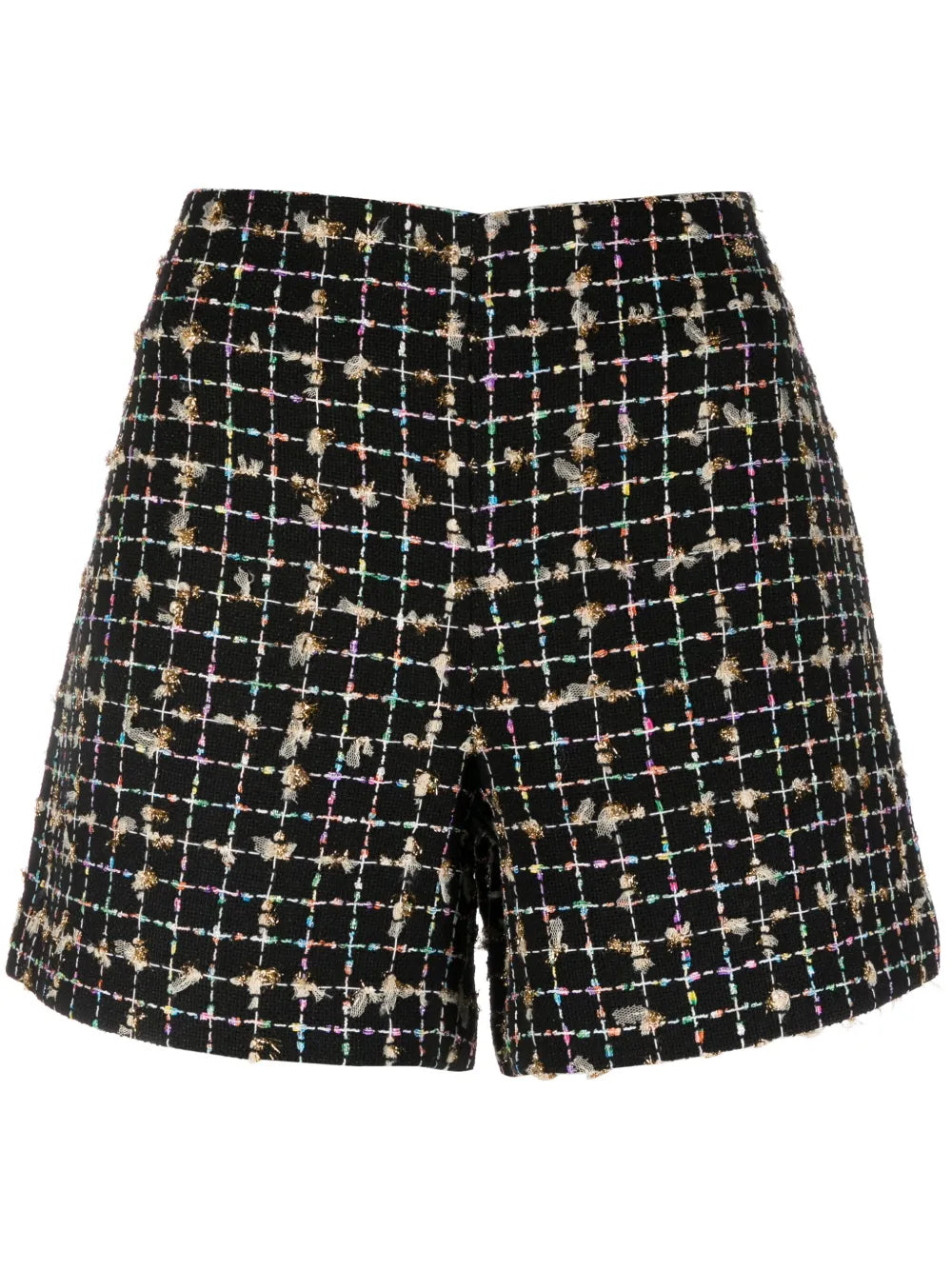 Bouclé Textured Short Shorts