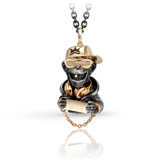 Dj Monkey Necklace