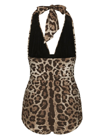 Leopard-Print Swimsuit